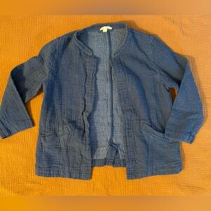 EILEEN FISHER LINEN BLAZER